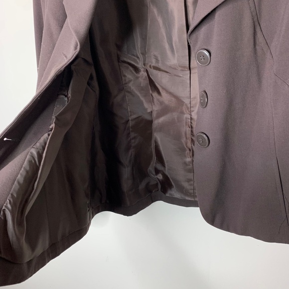 Investments Women's Blazer Jacket Vintage y2k 2000 Single Button Collared 16P - Picture 7 of 12